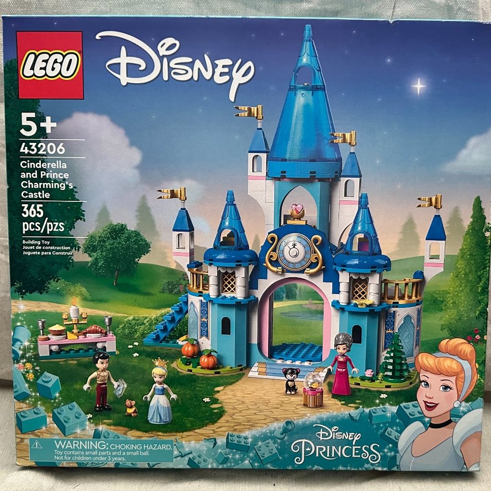 LEGO Disney Princess Cinderella and Prince Charming's Castle 43206